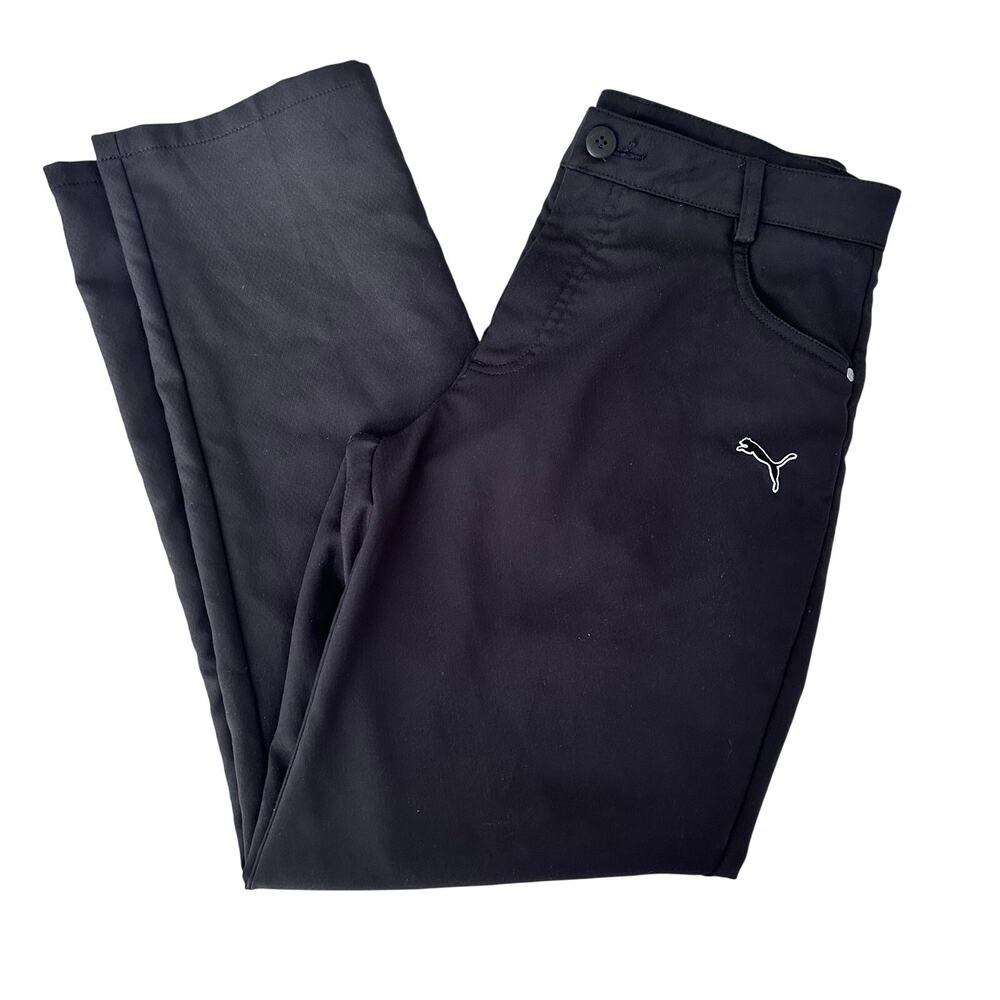 Puma Youth Golf Pants - Black - Size Large